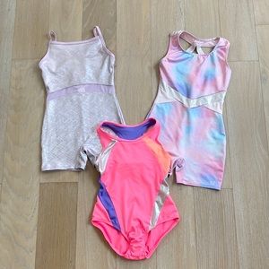 Set of 3 Gymnastics Leotards